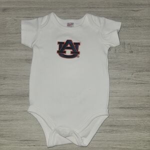 Soft Babe Auburn Tigers Infant Bodysuit Baby Size 0-3 Months White A1